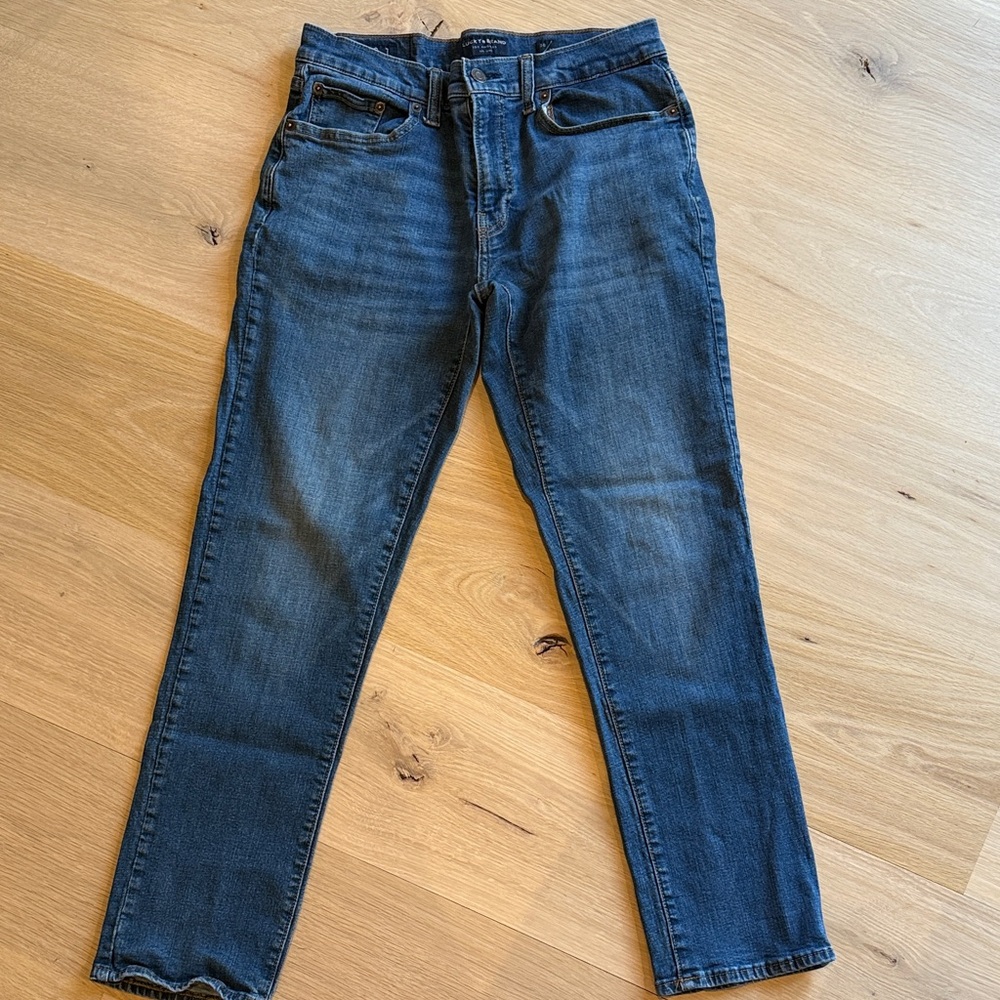 Lucky Brand Men's Dark Blue Straight Jeans